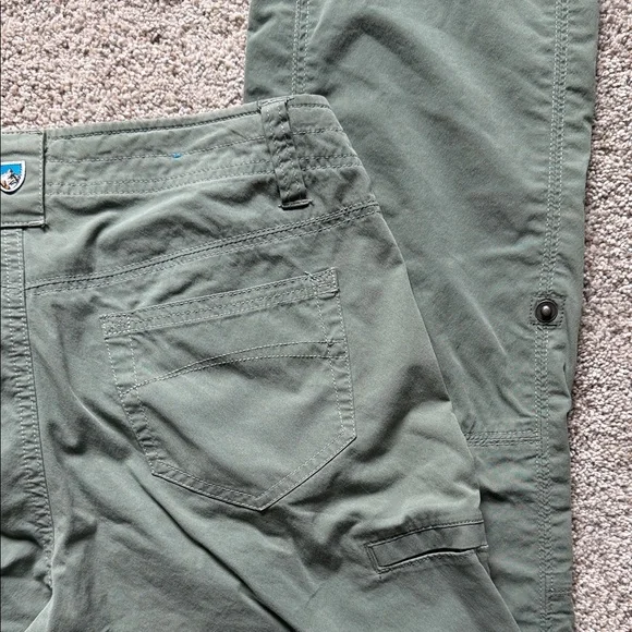 KÜHL Women's Green Trekr™ Capri Pants Hiking Outdoor Gorpcore size 6 - Picture 4 of 16